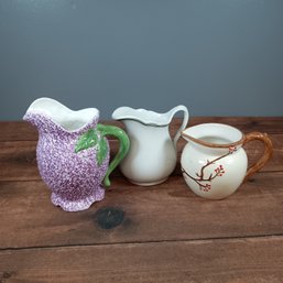 Ceramic Pitcher Lot