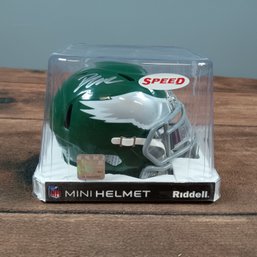Eagles Signed Riddell Mini Helmet  JSA Authenticated