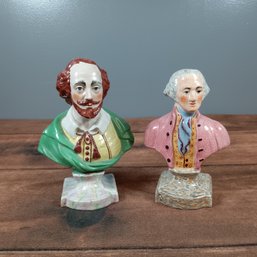 Pair Of Staffordshire Busts
