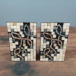 Mosaic Bookends
