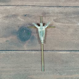 Brass Risen Christ Crucifix, Brass Corpus - 10'H