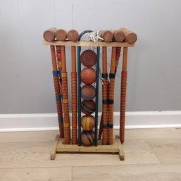 Vintage Croquet Set