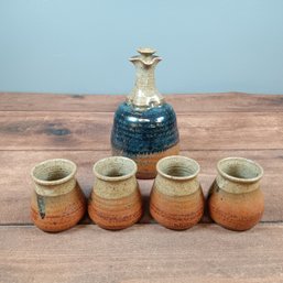 Handmade Studio Pottery Sake Set