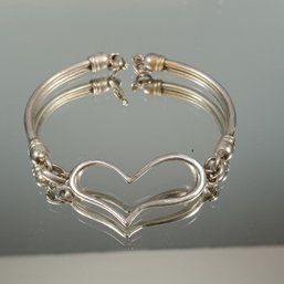 Sterling Silver Heart Bracelet