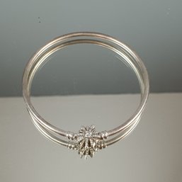 Pandora Limited Edition Fireworks Bangle In Sterling Silver With A Cubic Zirconia Clasp