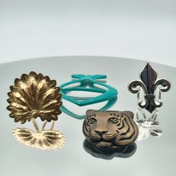 Vintage Scarf Slide And Clip Collection