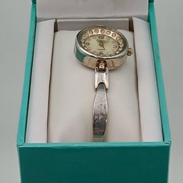 Figaro Couture Crystal-Accented Women's Quartz Watch