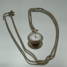 Vintage-Style Avanti Ornate Pendant Watch