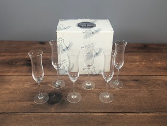 6 Spiegelau Germany Crystal Champagne  Glasses