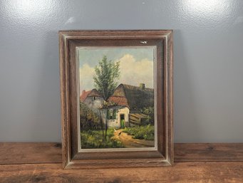 Original Painting Of An Old Farm House .  16x13'