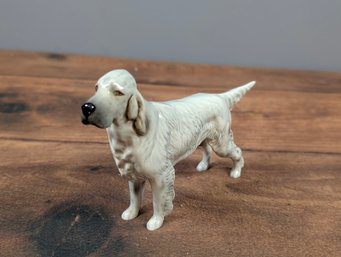 Beswick England Porcelain Figurine English Setter Speckled Gray