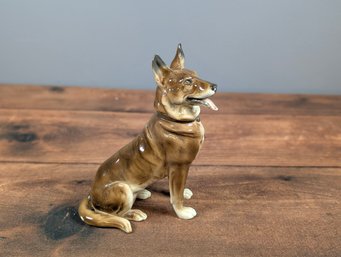 German Shepheard Porcelain Figure ??