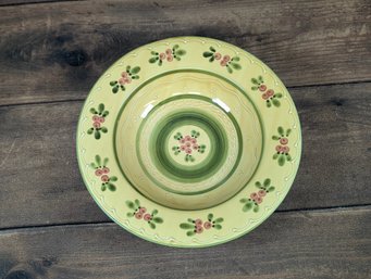 Williams-Sonoma Pottery Serving Bowl 14' Pasta Salad Pattern Made In Italy