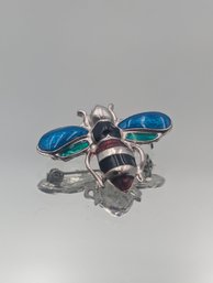 Vintage Enamel Bee Brooch