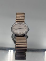 Elgin Automatic Vintage Mens Watch  Stainless Steel