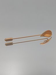 Gold Tone Leaf Stick Pin