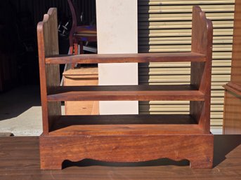 Vintage Primitive Pine Bookshelf