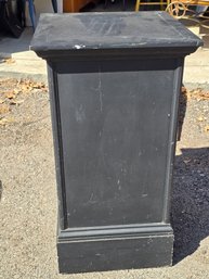 Vintage Black Display Pedestal Plant Stand
