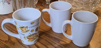 Lot Of 3 Assorted Mugs