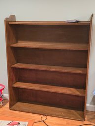 Vintage Wooden 4 Shelf Bookcase