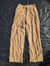 Vintage USMC US Marines Khaki Chino Trousers 1940s 1950s Korean War Era Military Pants