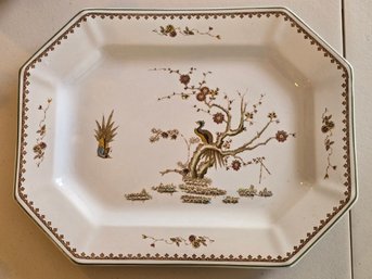 Vintage Wedgwood Georgetown Collection Old Chelsea Octagonal Platter Chinoiserie England