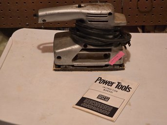 Vintage W.T. Grant Co. Orbital Sander Model 10561T1  Die Cast  With Manual  Used