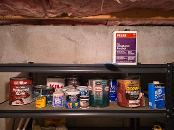 Paint, Stain & Finishing Supply Lot  Behr, Glidden, Minwax, Olympic, Zinsser, Kilz & More  Used/Partial