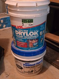 UGL Drylok Masonry Waterproofer, Premixed Thinset & Duro 45 Plaster Lot  3 Buckets