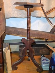 Antique Victorian Eastlake Plant Stand Pedestal Octagonal Top 30'
