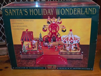 Vintage Mr. Christmas Maisto Santa's Holiday Wonderland, Animated Musical