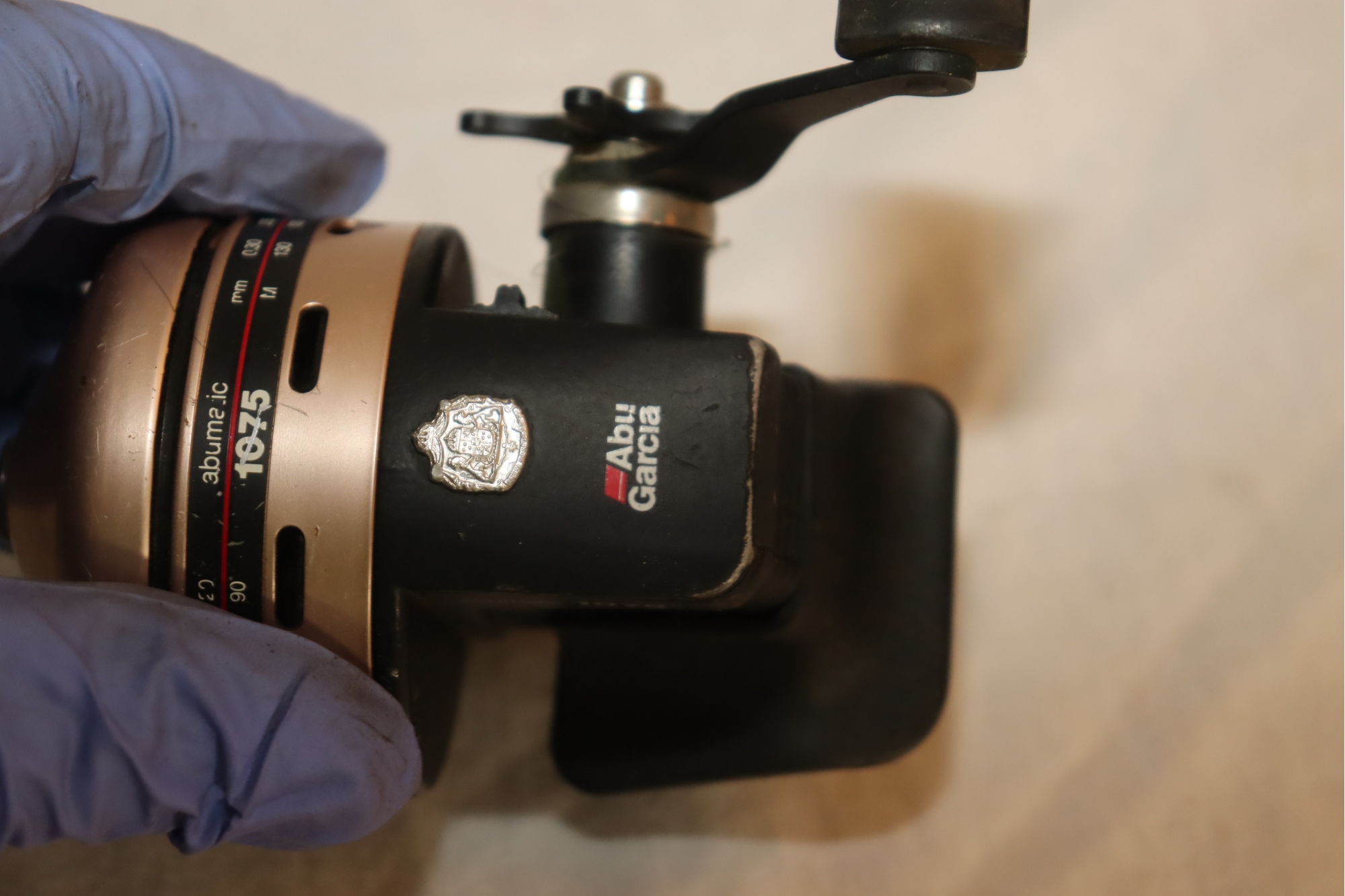 ABU Garcia ABUMATIC 1075 Fishing Reel Made In Japan Very Nice