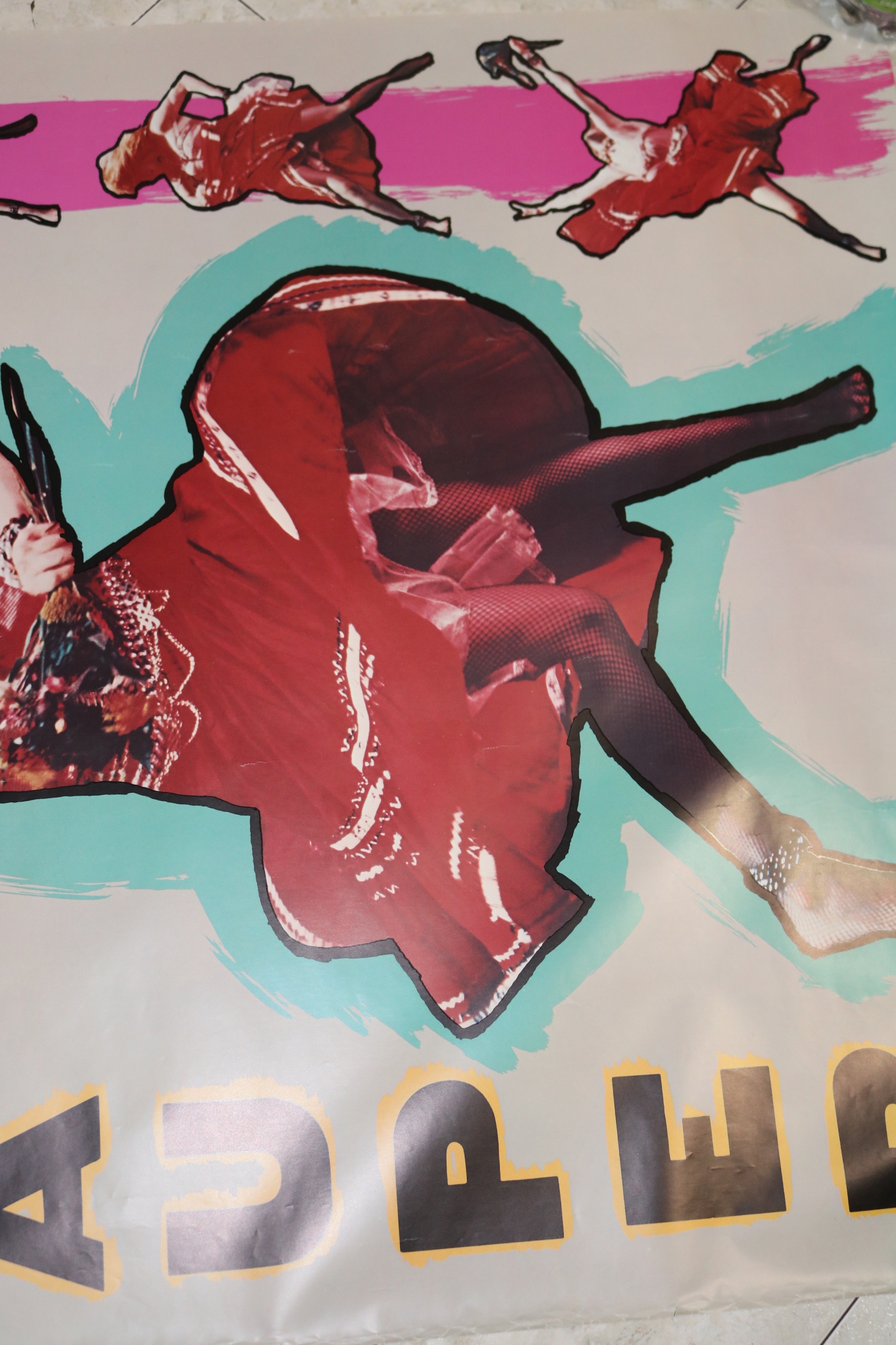 Vintage 1983 Cyndi Lauper- She's So Unusual Poster #2730