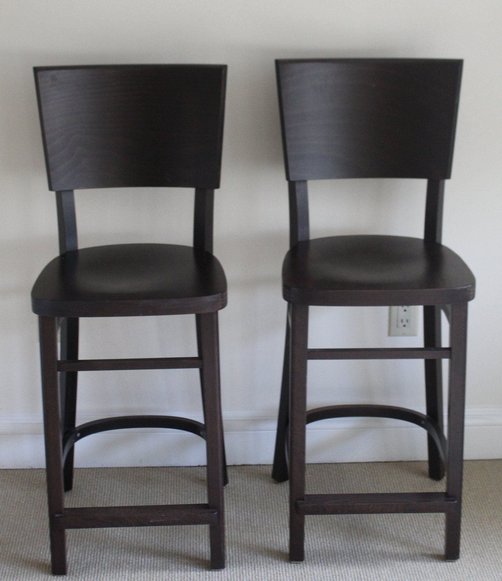 Pair Of Counter Chair Stools #40586 | Auctionninja.com