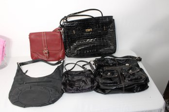 Assorted Handbag Purse Lot. (F-6)