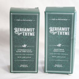 Pre De Provence Bergamot Thyme Shave Cream & After Shave Balm. (D-71)