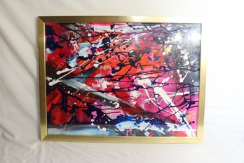 Vintage Framed Abstract