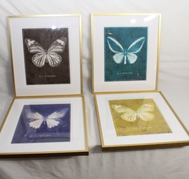 Setof 4 Butterfly Prints