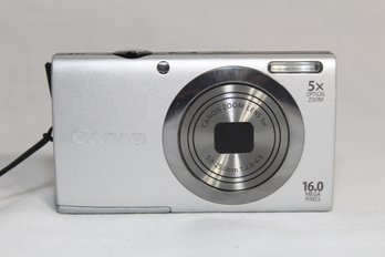 Canon Powershot A2300 IS HD Digital Camera PC1732 Silver. (D-88)