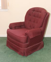 King Hickory Upholstered Rocker Arm Chair