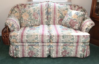 Cochrane Loveseat Floral Upholstered Couch (A-4)