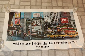 'Give My Regards To Broadway' Signed Ken Keeley Poster (B-70)