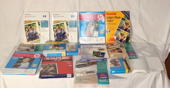 Photo Paper Lot: Kodak, HP, Staples