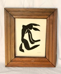 Vintage Henri Matisse's Nude Print. (B-27)