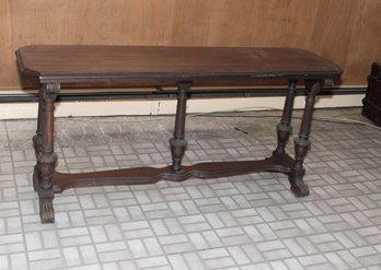 Vintage Wooden Console Table
