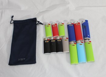 A Bunch Of Bic Lighters In A Bag!