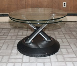 Expandable Glass Coffee Table