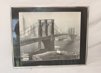 Brooklyn Bridge 1900s New York City Framed Picture (C-76)