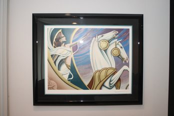 Framed Robert Moser Serigraph 'Pursuit Of Illusions' Signed & Numbered 298/325. (E-3)