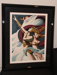 Framed 'Above The Clouds' By Robert Moser Signed & Numbered 243/325. (E-4)